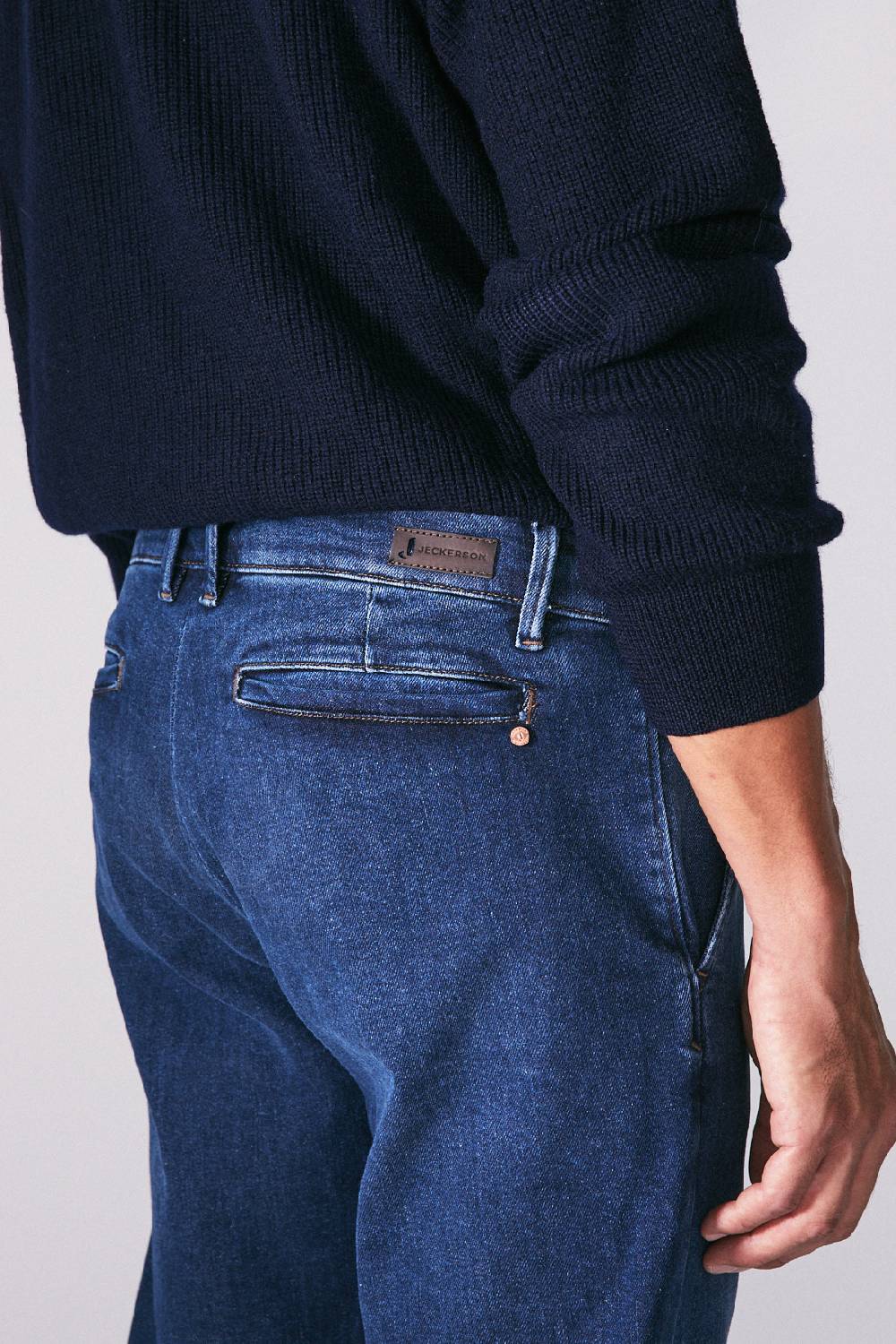 Jeckerson Chino tasca america in denim blu scuro Vendita