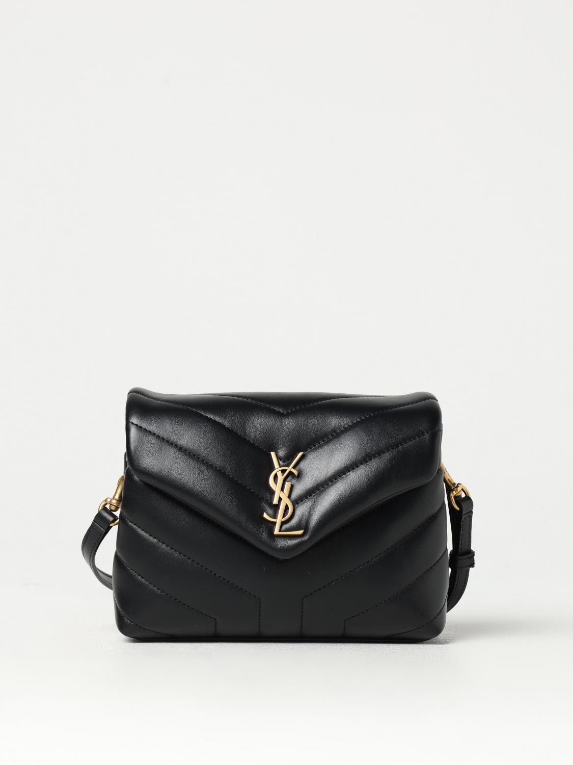 Giglio Borsa Loulou Toy Saint Laurent in pelle chevron Saldi Di Fabbrica