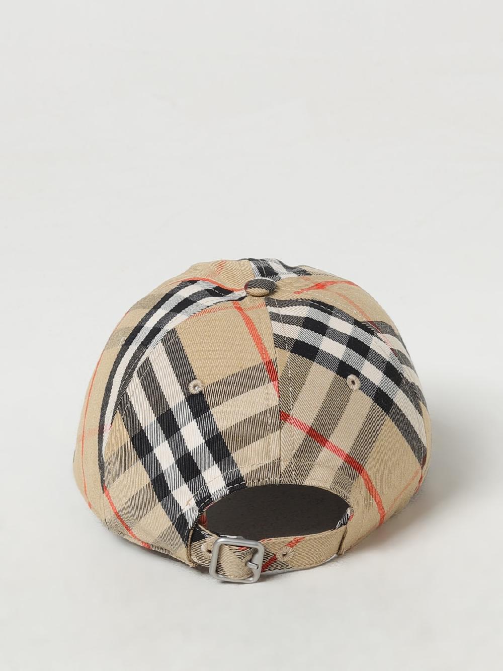 Giglio Cappello Vintage Check Burberry in cotone jacquard In Linea