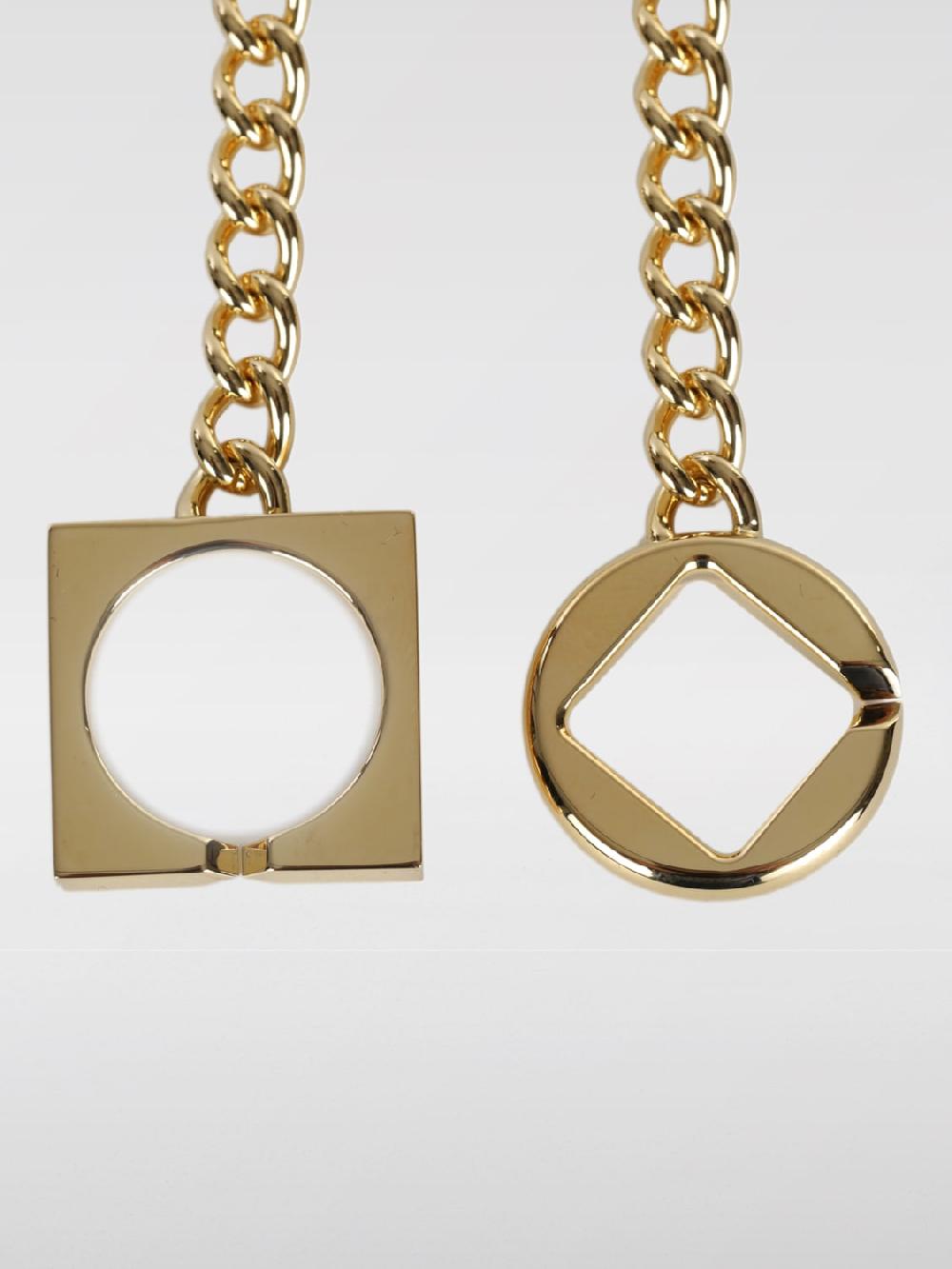 Giglio Choker Circle And Square Jacquemus in ottone Offerte