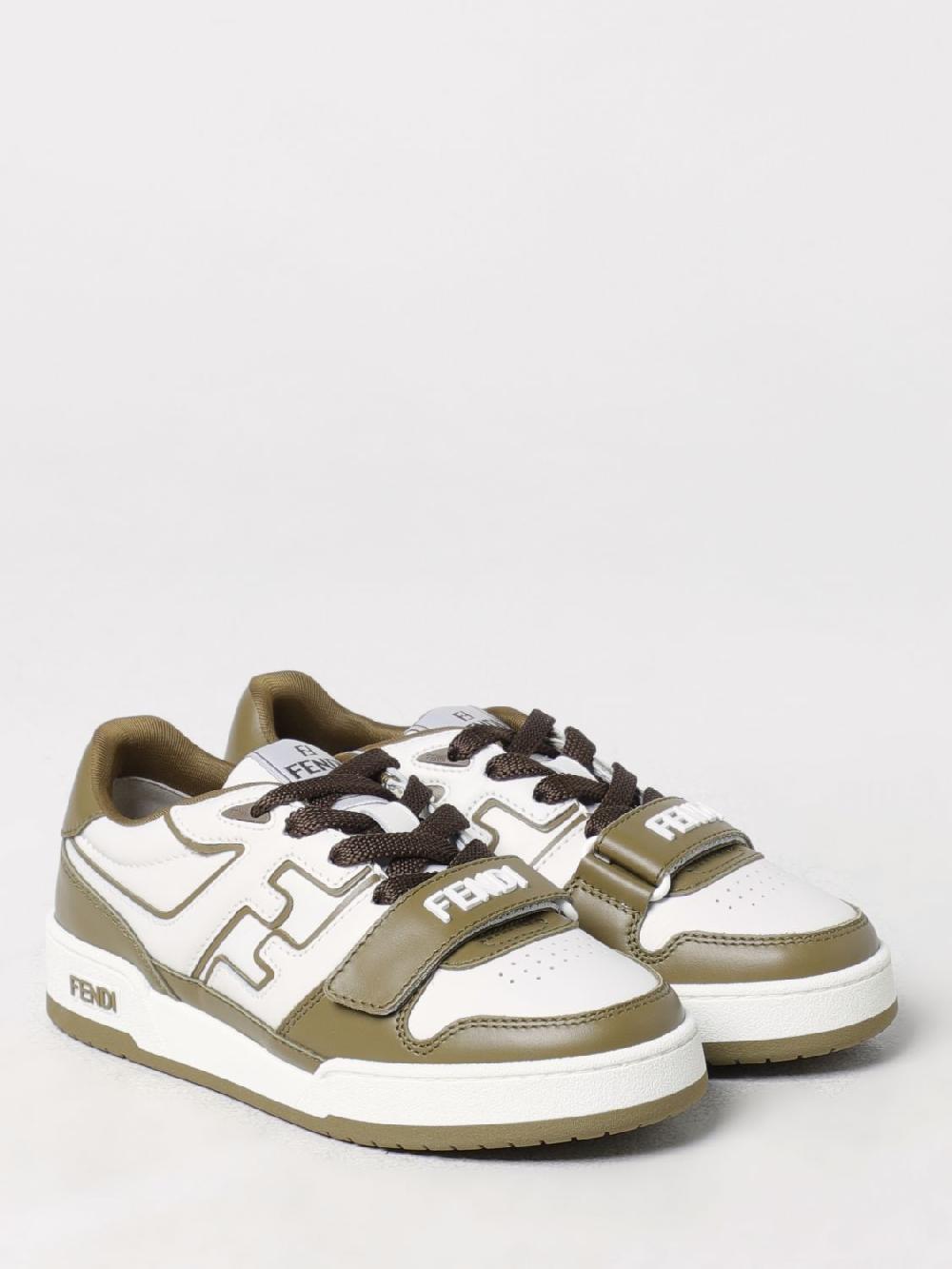 Giglio Sneakers Match Fendi in pelle 50% di sconto con spedizione gratuita