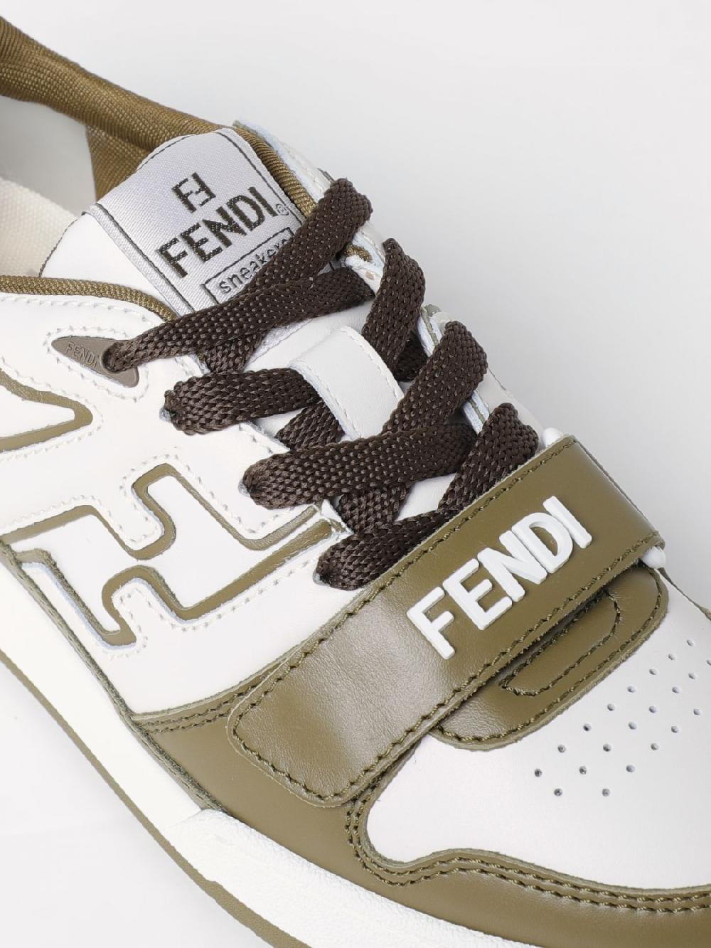 Giglio Sneakers Match Fendi in pelle 50% di sconto con spedizione gratuita