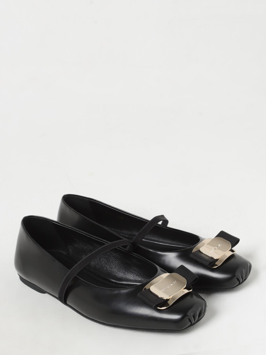 Giglio Ballerina New Vara Ferragamo in pelle Fino Al -60%