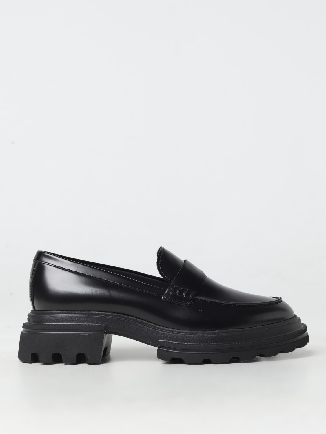 Giglio Mocassino Hogan in pelle spazzolata Liquidazione