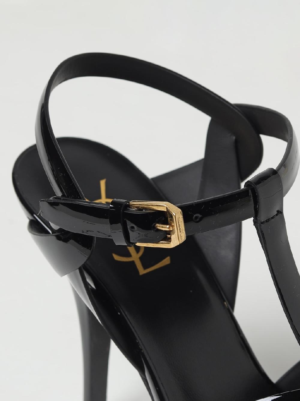 Giglio Sandalo Tribute Saint Laurent in vernice Enormi risparmi