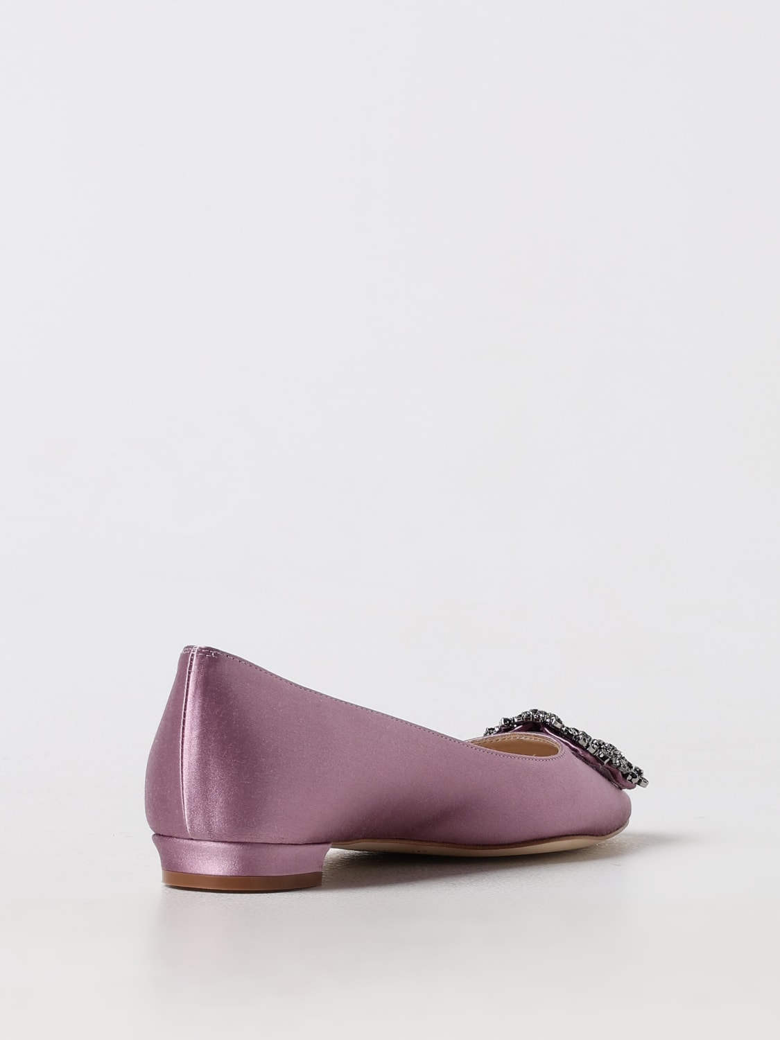 Giglio Ballerina Hangisi Manolo Blahnik in raso Offerta settimanale