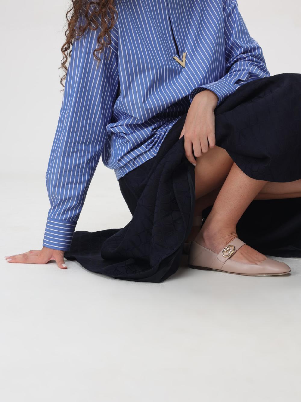 Giglio Ballerina VLogo Signature Valentino Garavani in pelle Rilascio limitato