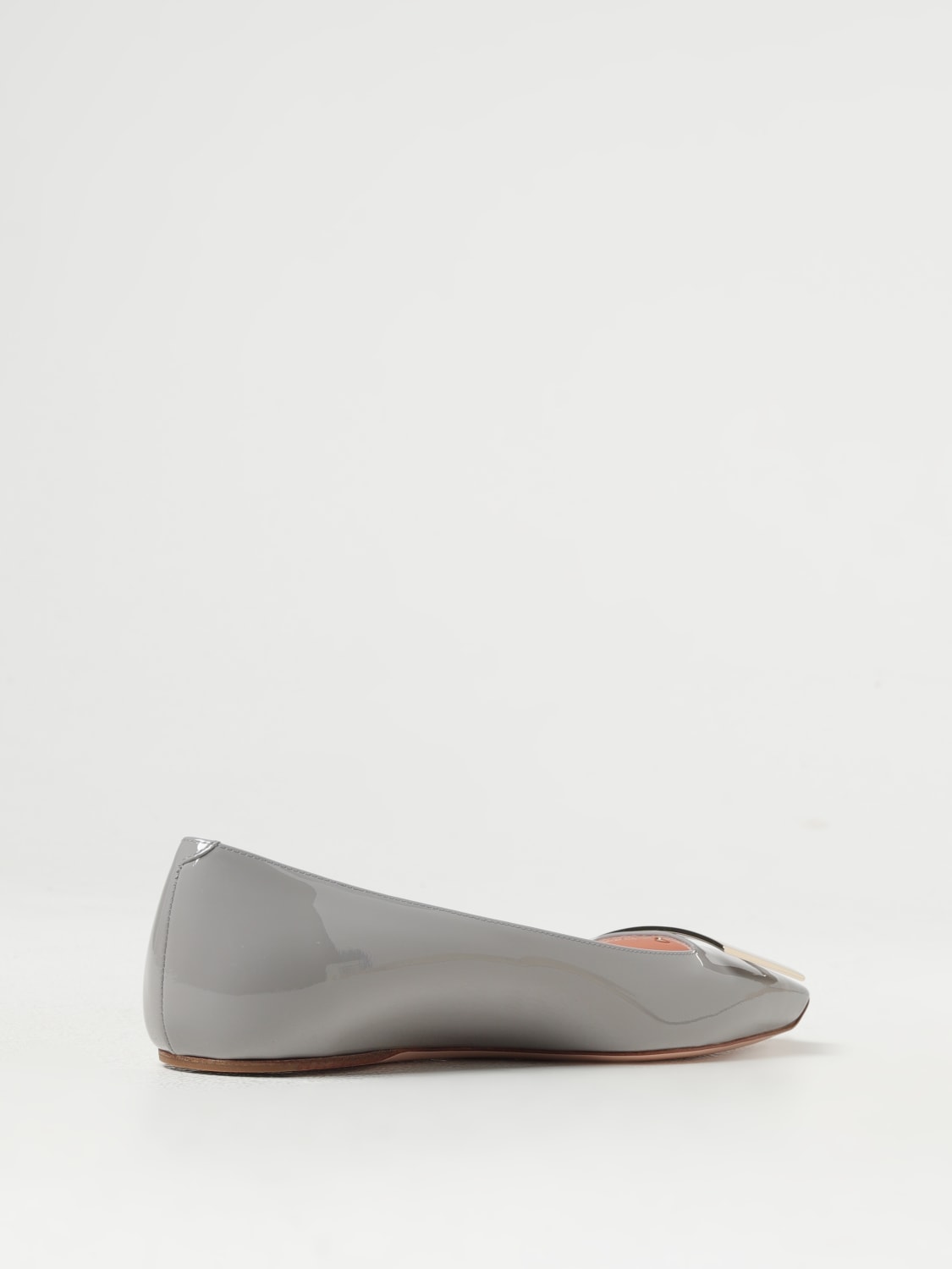 Giglio Ballerina Roger Vivier in vernice con fibbia decorativa Latest stili