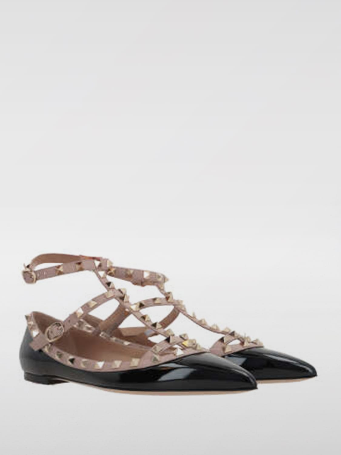 Giglio Ballerina Rockstud Valentino Garavani in vernice Offerta speciale della fabbrica