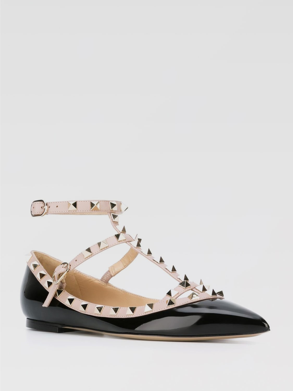 Giglio Ballerina Rockstud Valentino Garavani in vernice Offerta speciale della fabbrica