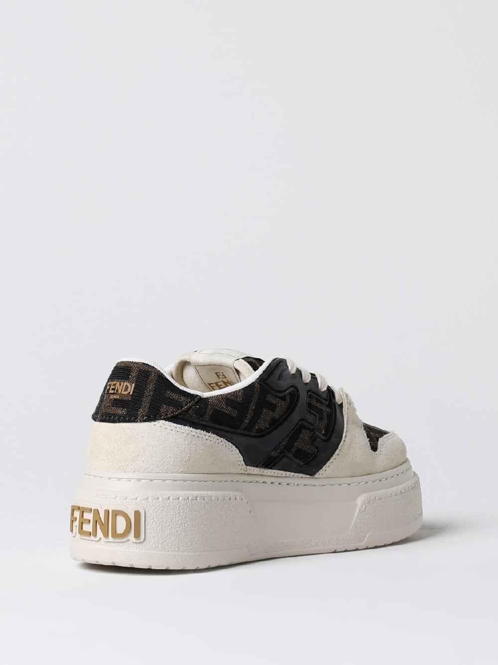Giglio Sneakers Match Fendi in pelle e tessuto monogram FF Solo un giorno rimasto