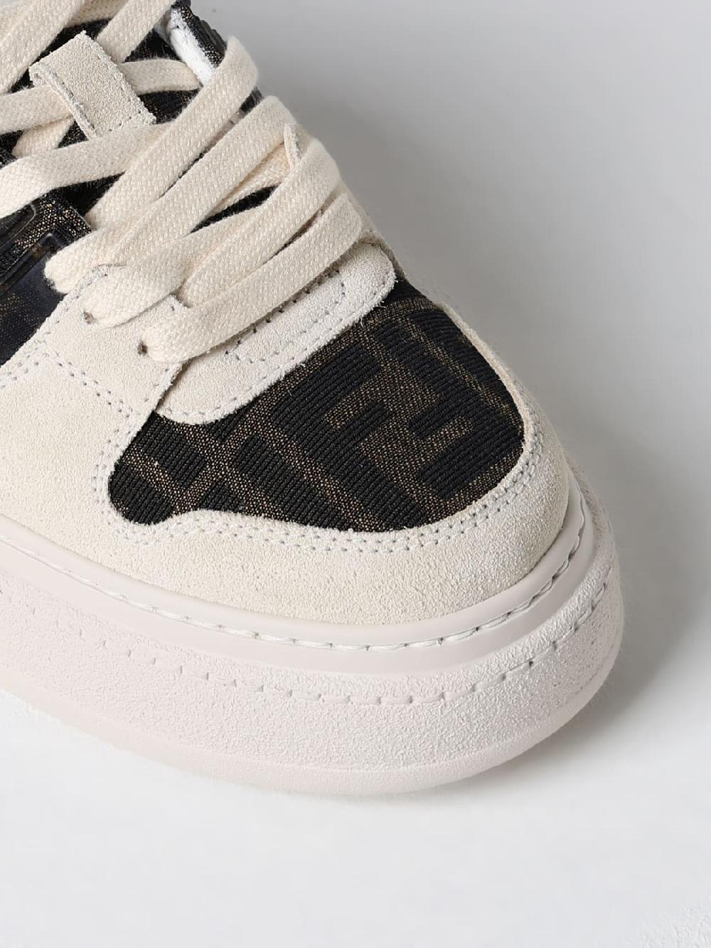 Giglio Sneakers Match Fendi in pelle e tessuto monogram FF Solo un giorno rimasto