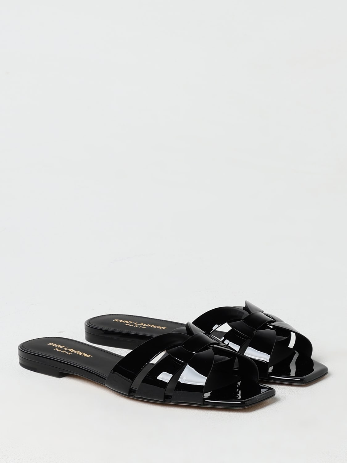Giglio Mules Nu Pieds 05 Tribute Saint Laurent in vernice 50% di sconto per tempo limitato