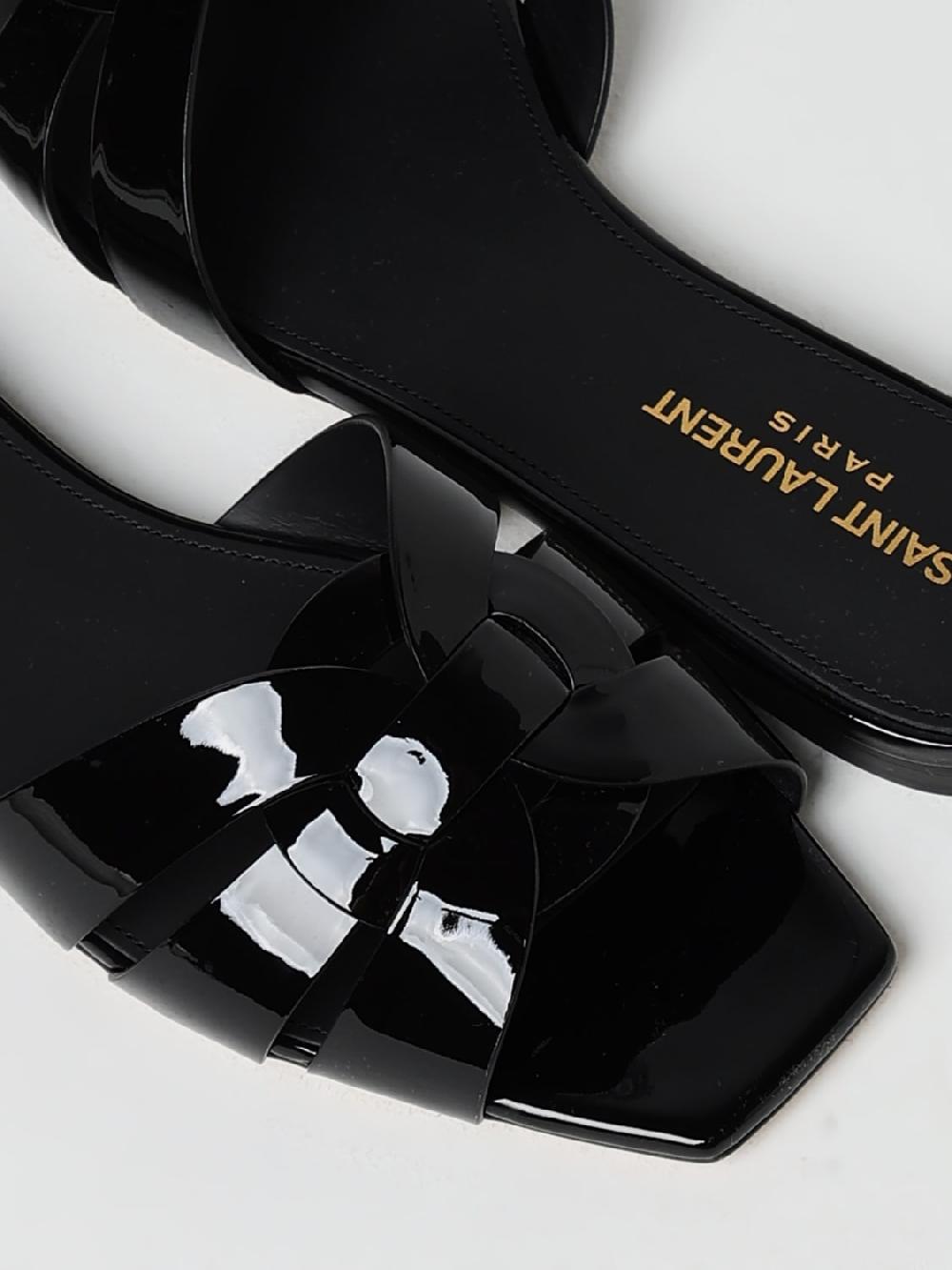 Giglio Mules Nu Pieds 05 Tribute Saint Laurent in vernice 50% di sconto per tempo limitato