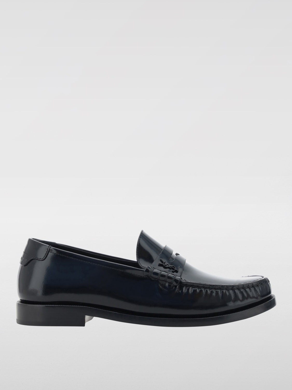 Giglio Mocassino Saint Laurent in pelle spazzolata