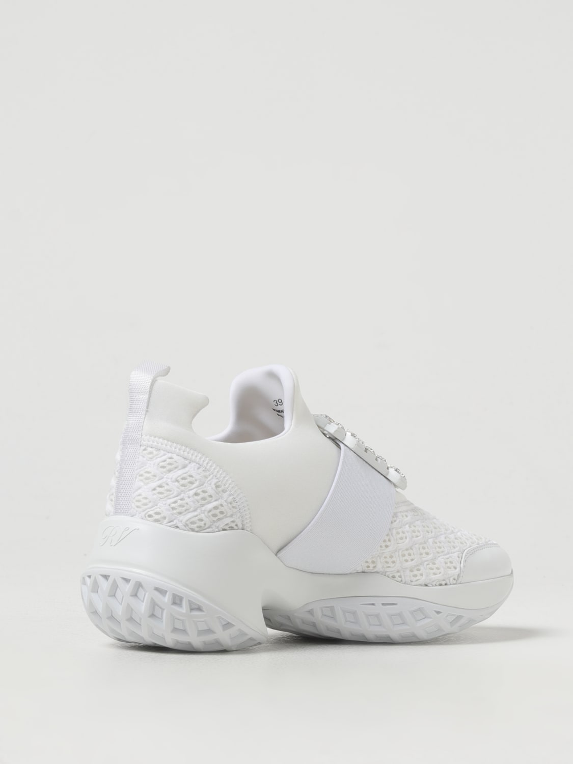 Giglio Sneakers Viv Run Roger Vivier in mesh traforato e neoprene con fibbia gioiello Soddisfazione Garantita