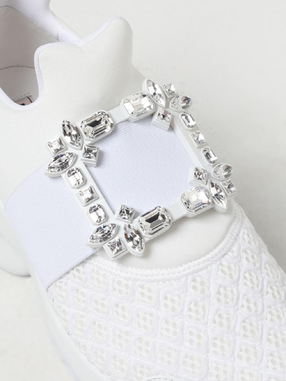 Giglio Sneakers Viv Run Roger Vivier in mesh traforato e neoprene con fibbia gioiello Soddisfazione Garantita