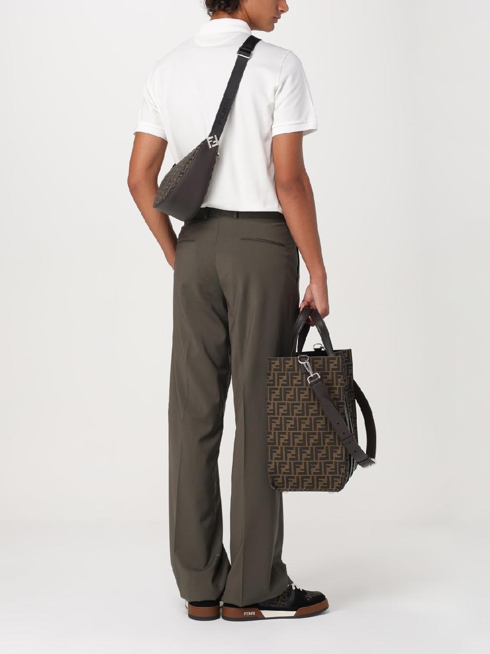 Giglio Borsa Shopper Fendi in tessuto con monogram FF jacquard Fino Al -60%