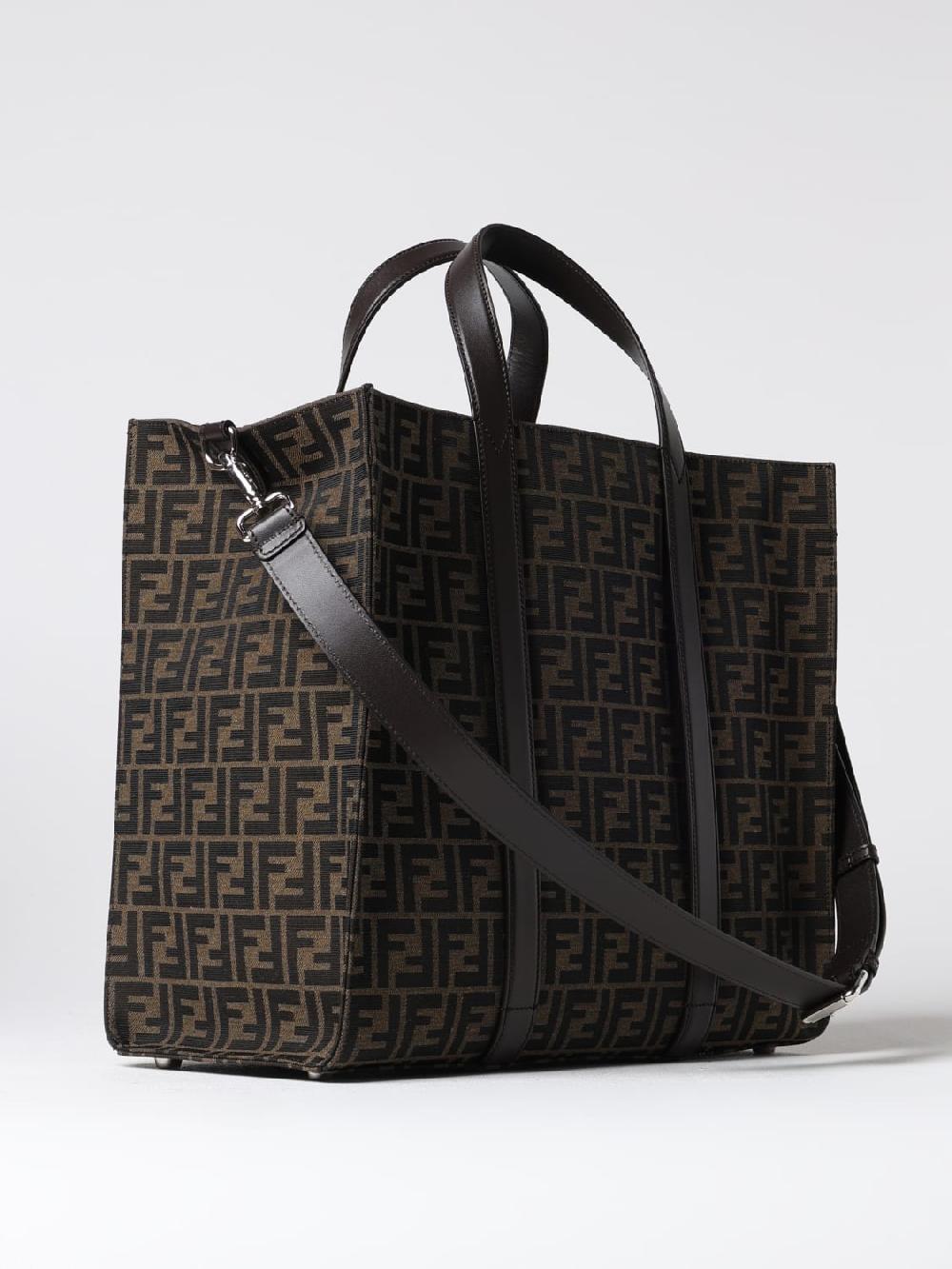 Giglio Borsa Shopper Fendi in tessuto con monogram FF jacquard Fino Al -60%