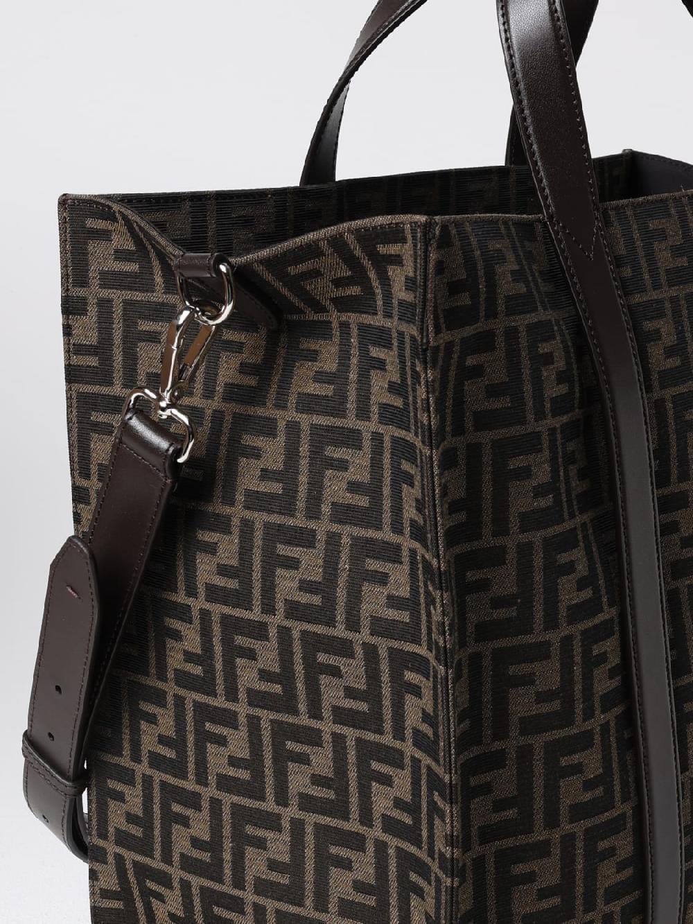 Giglio Borsa Shopper Fendi in tessuto con monogram FF jacquard Fino Al -60%