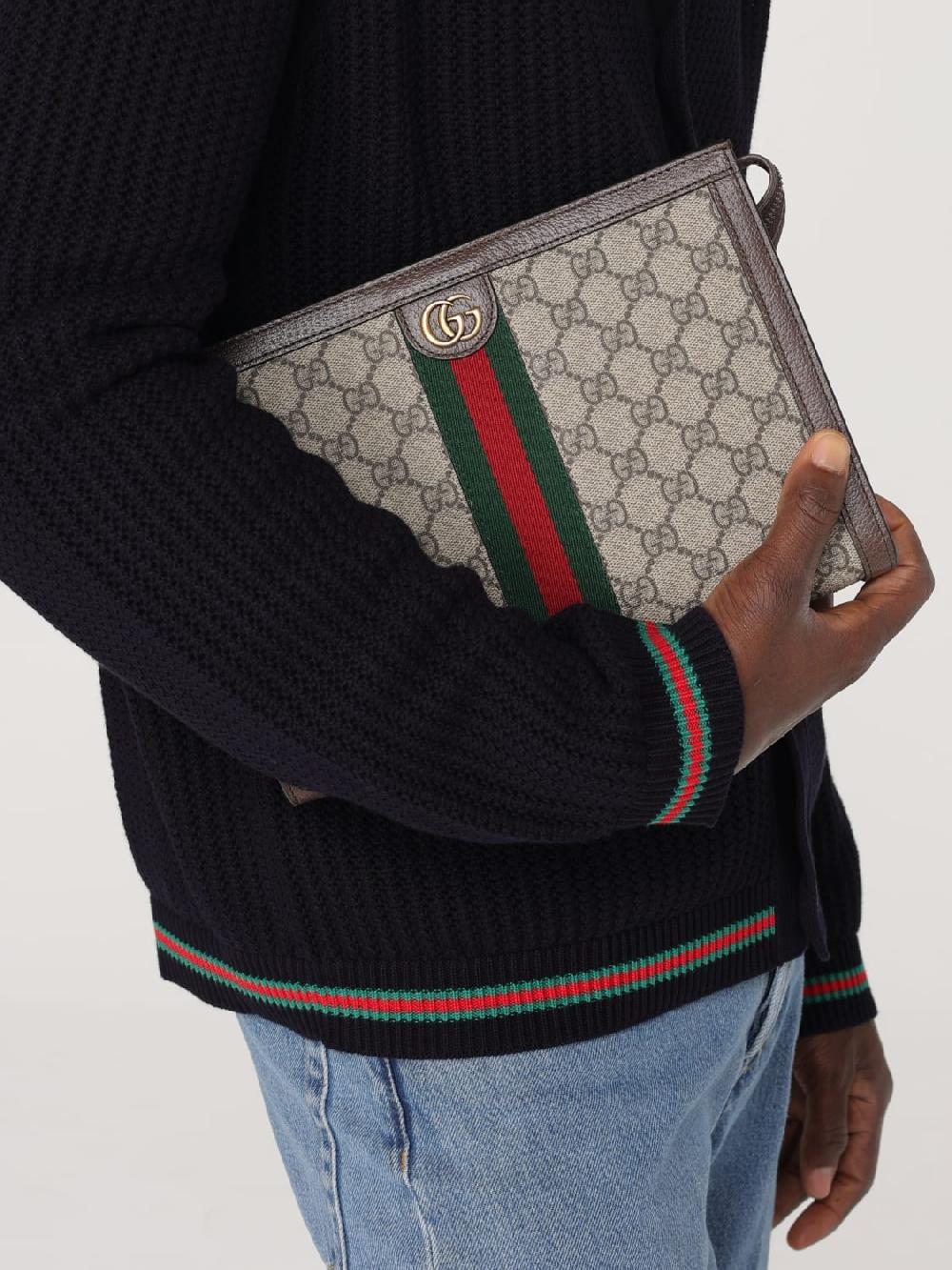 Giglio Pouch Ophidia Gucci in tessuto GG Supreme Shopping Online