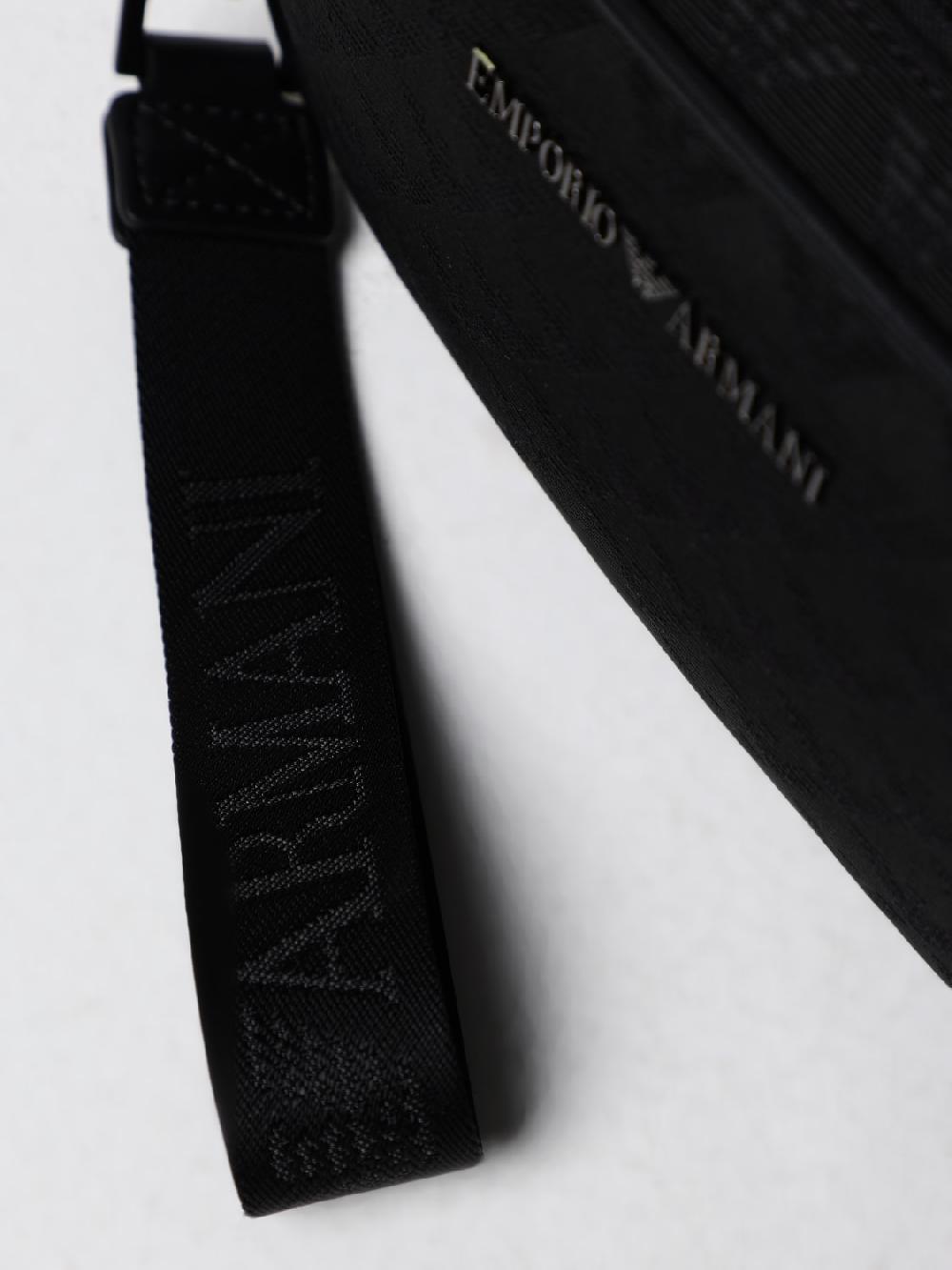 Giglio Pouch Emporio Armani in nylon jacquard Convenienza
