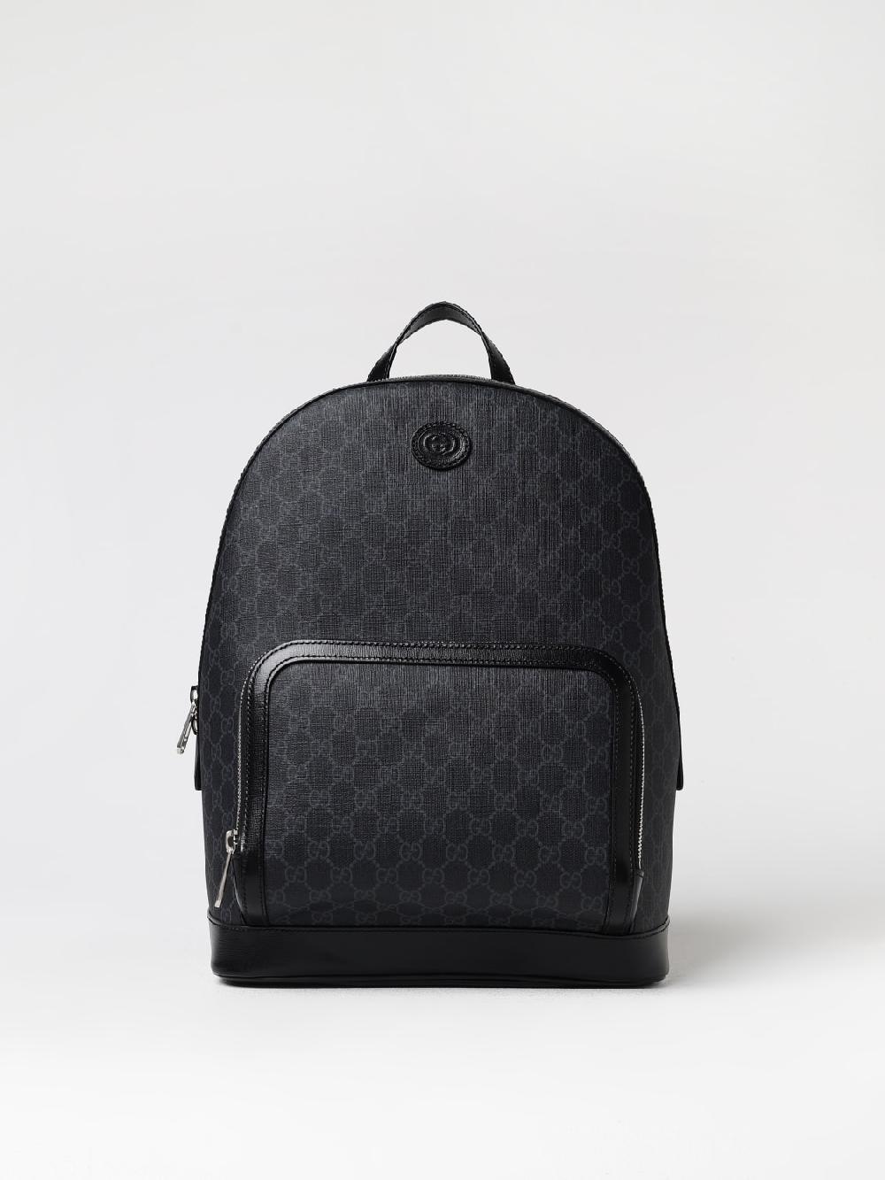 Giglio Zaino Gucci in tessuto GG Supreme e pelle Fornitura limitata