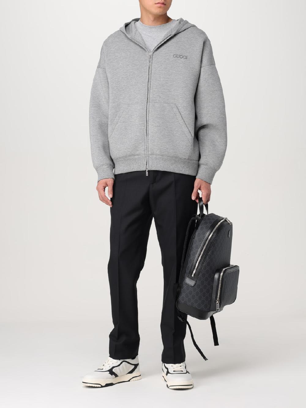 Giglio Zaino Gucci in tessuto GG Supreme e pelle Fornitura limitata