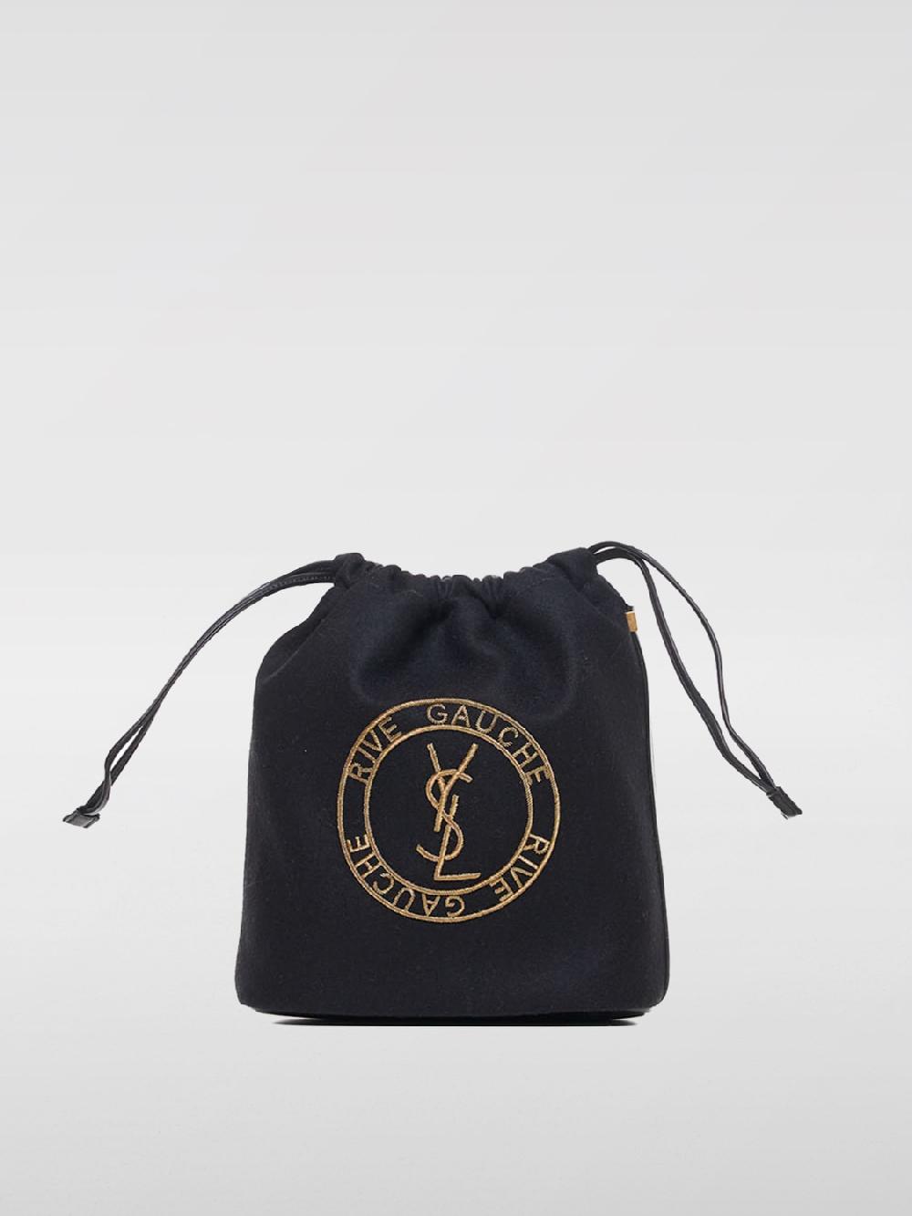 Giglio Borsa Riche Gauche Saint Laurent in feltro Offerta natalizia