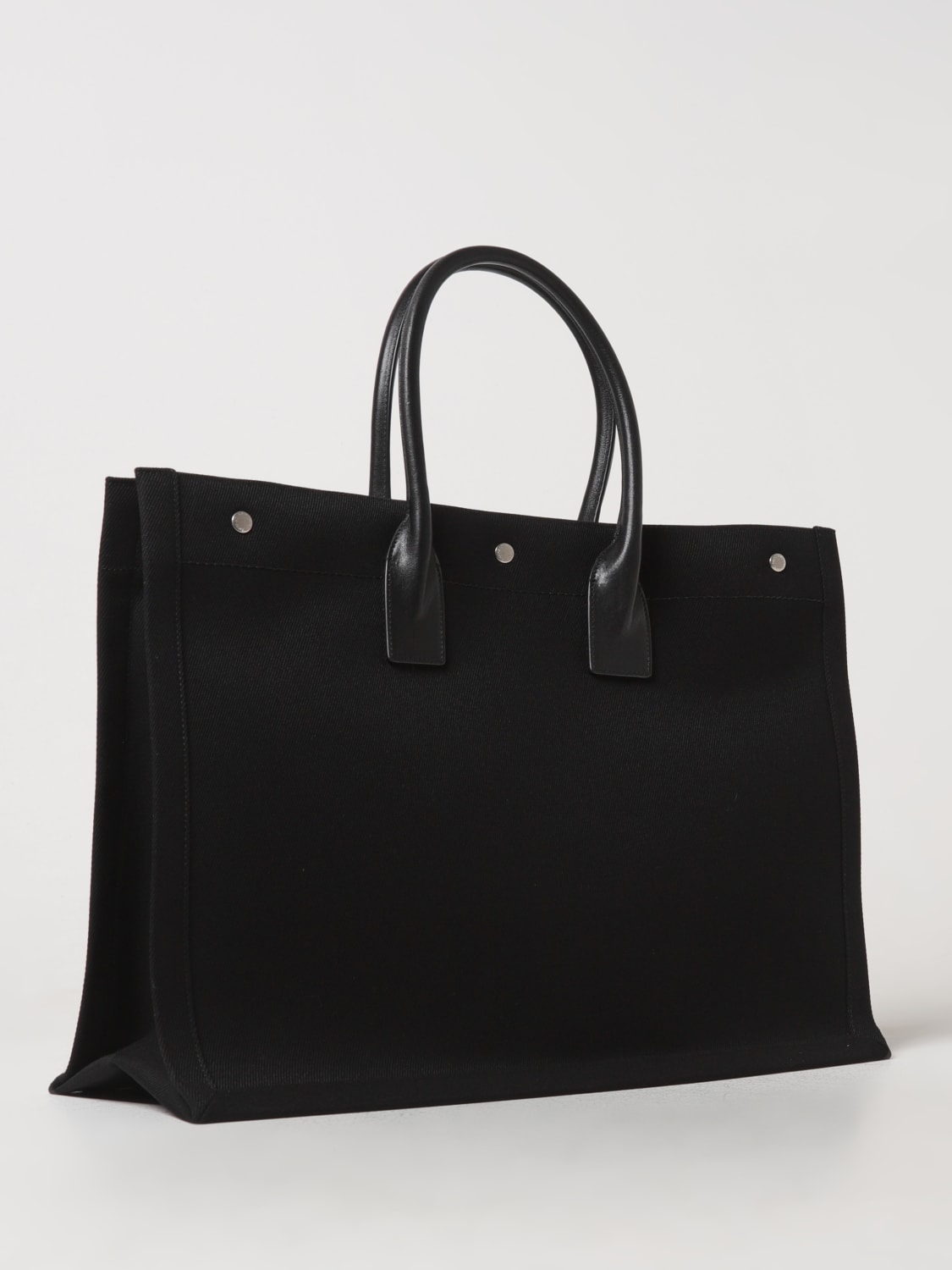 Giglio Borsa Rive Gauche Saint Laurent in canvas di cotone Offerta per la Festa della Mamma