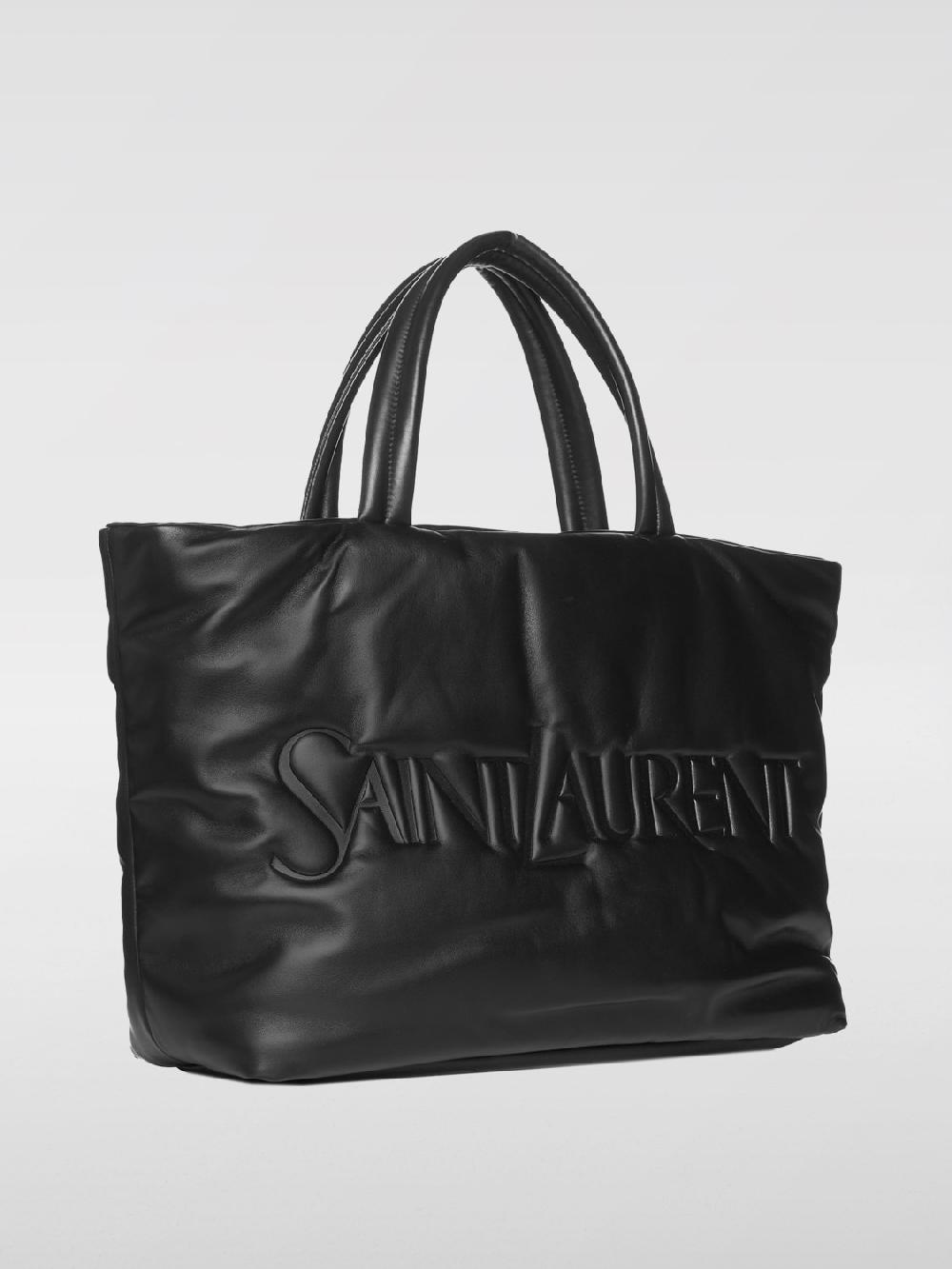 Giglio Borsa Puffer Saint Laurent in nappa imbottita Smaltimento dello stoccaggio