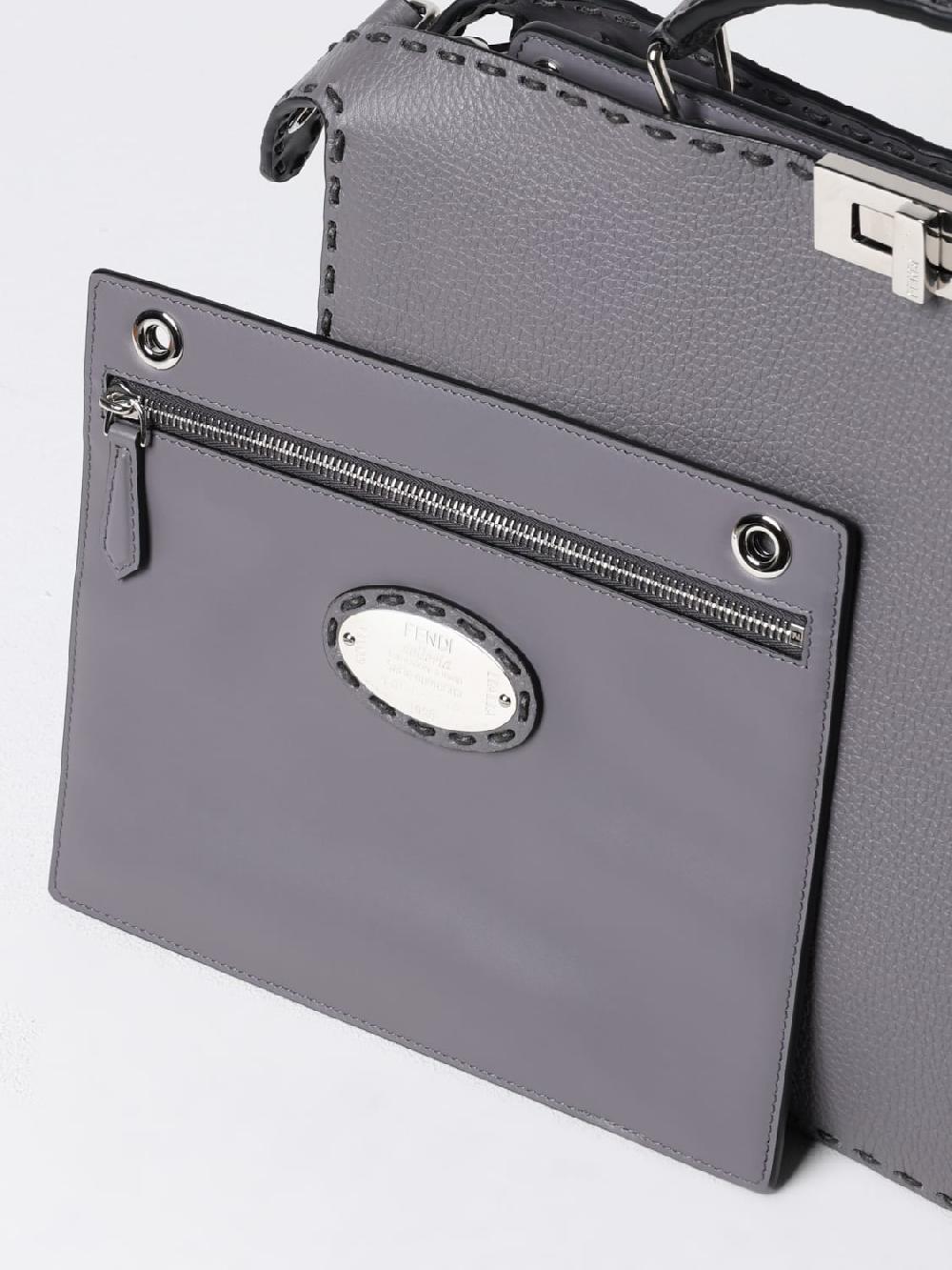 Giglio Borsa Peekaboo Fendi in pelle a grana Offerta migliore