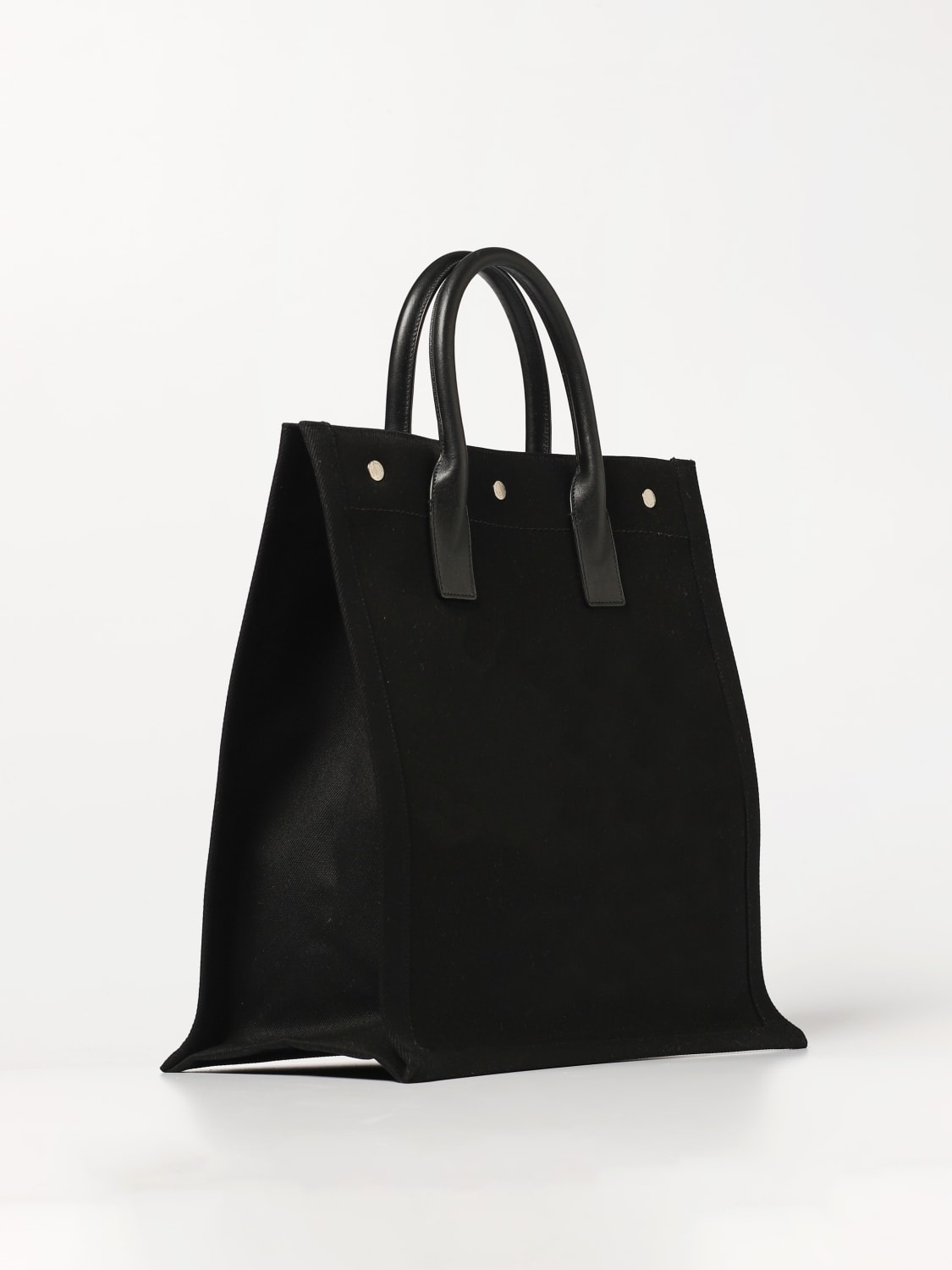 Giglio Borsa Rive Gauche North/South Saint Laurent in canvas di cotone Latest fashion