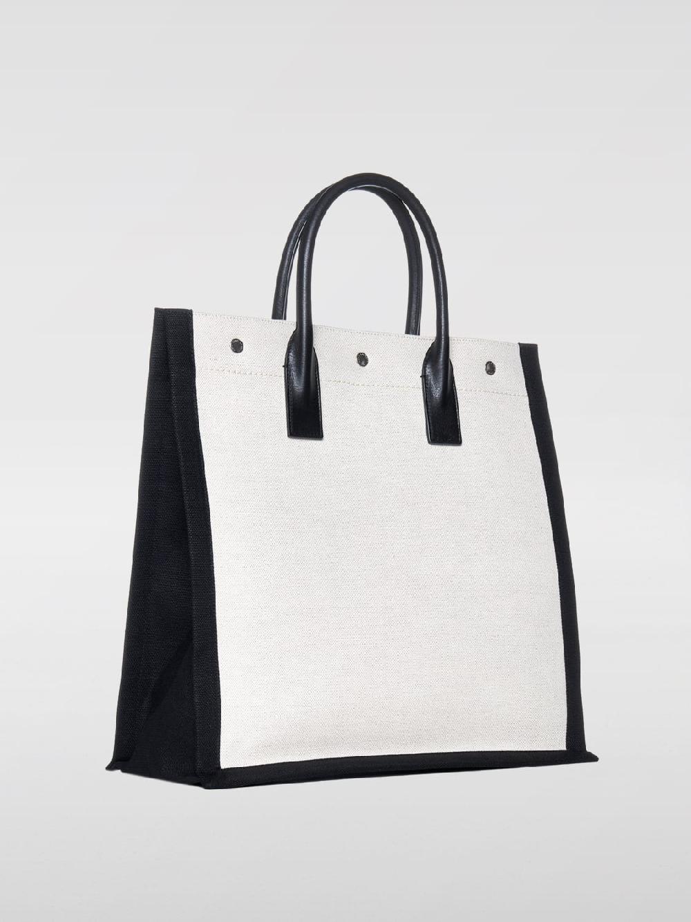 Giglio Borsa Rive Gauche North/South Saint Laurent in canvas di cotone Nuovi prodotti