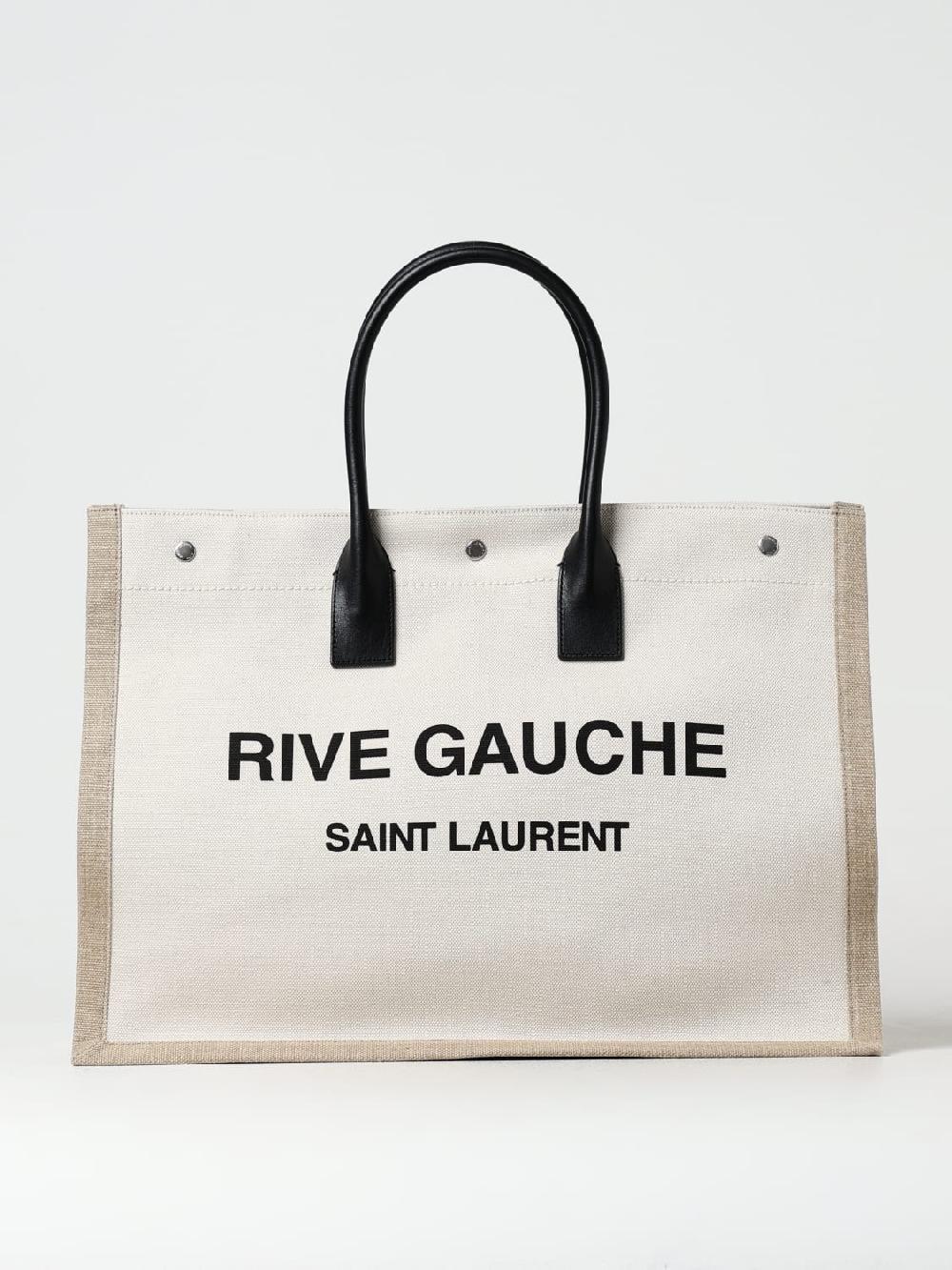 Giglio Borsa Rive Gauche Saint Laurent in canvas di cotone Liquidazione