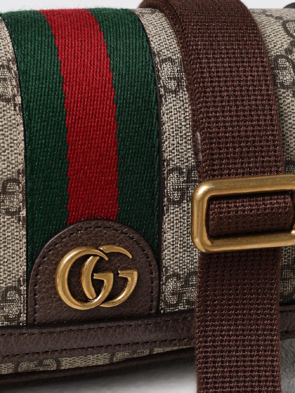 Giglio Borsa Ophidia Gucci in tessuto GG Supreme e pelle a grana Ultimo giorno