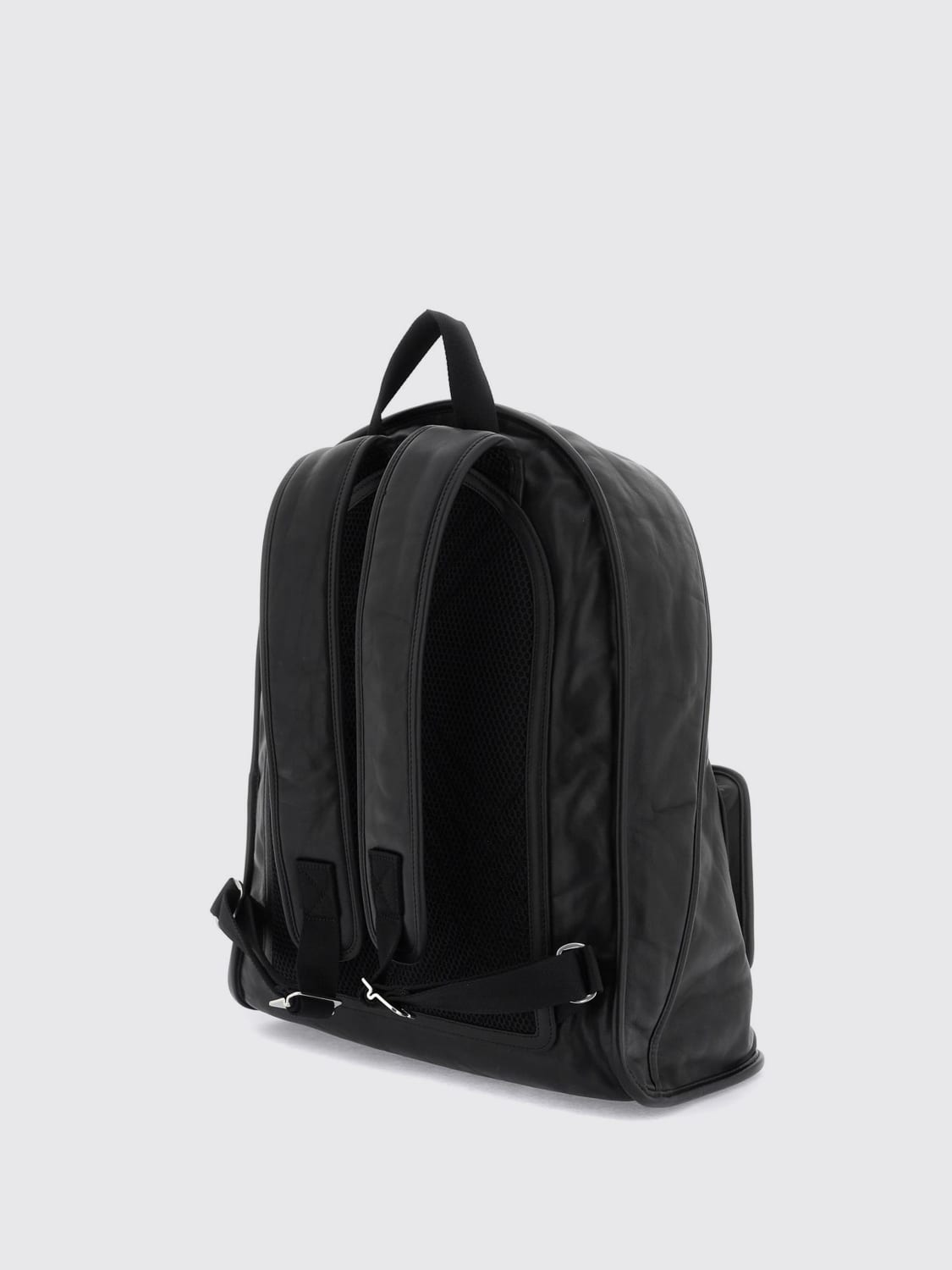Giglio Zaino Shield Burberry in pelle increspata Officina
