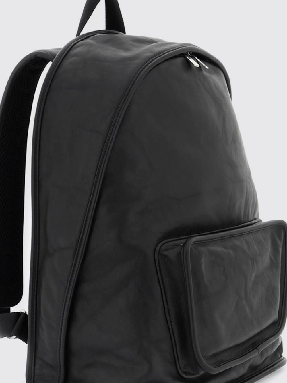 Giglio Zaino Shield Burberry in pelle increspata Officina