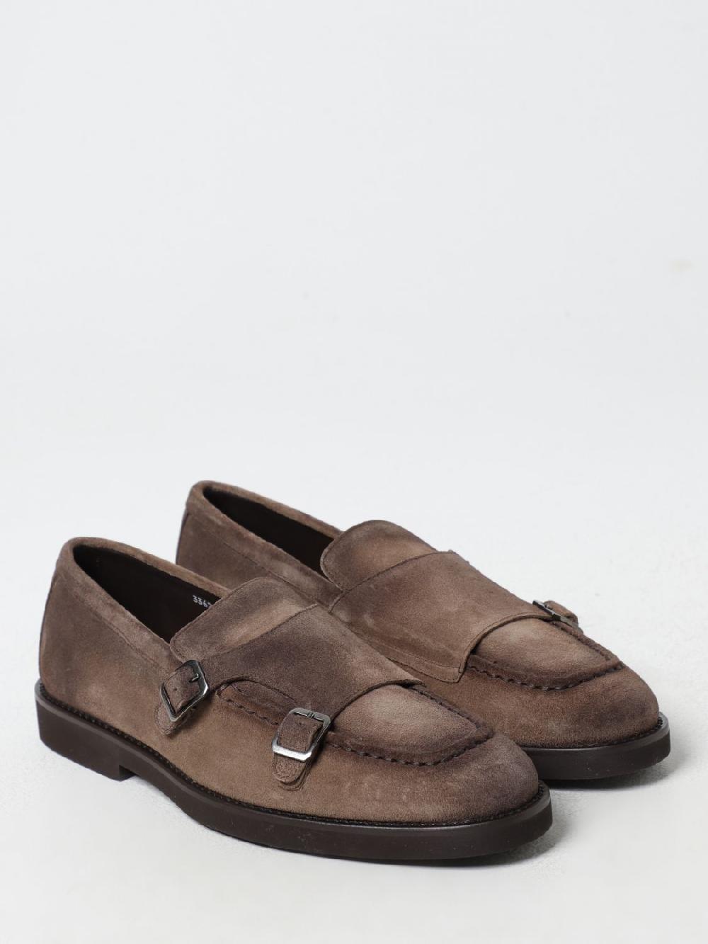 Giglio Monk Strap Doucal's in camoscio Italia