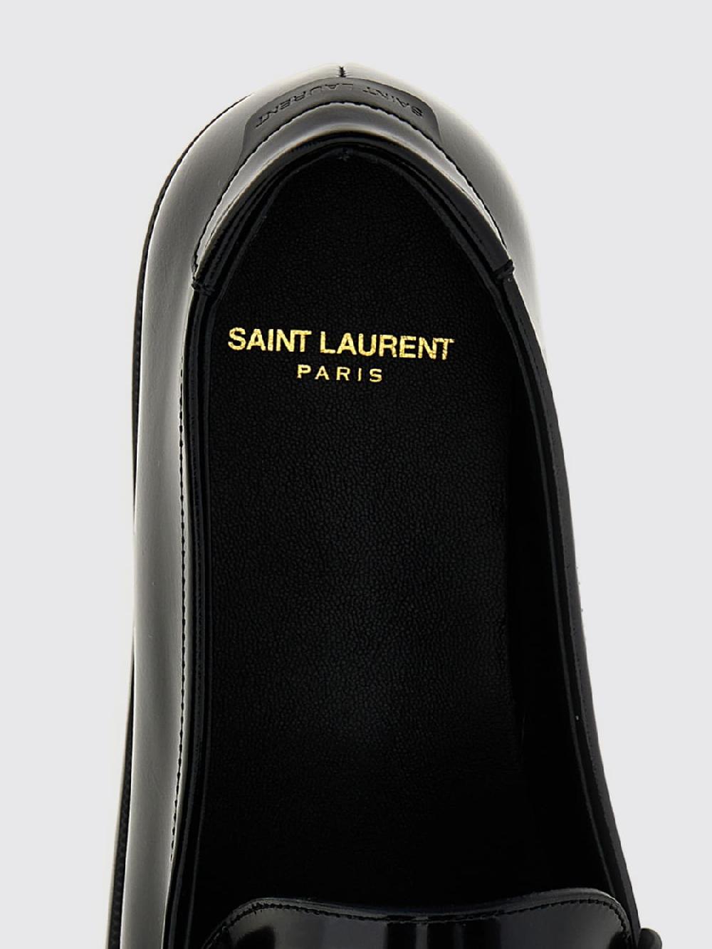 Giglio Mocassino Saint Laurent in vernice Spedizione Gratuita
