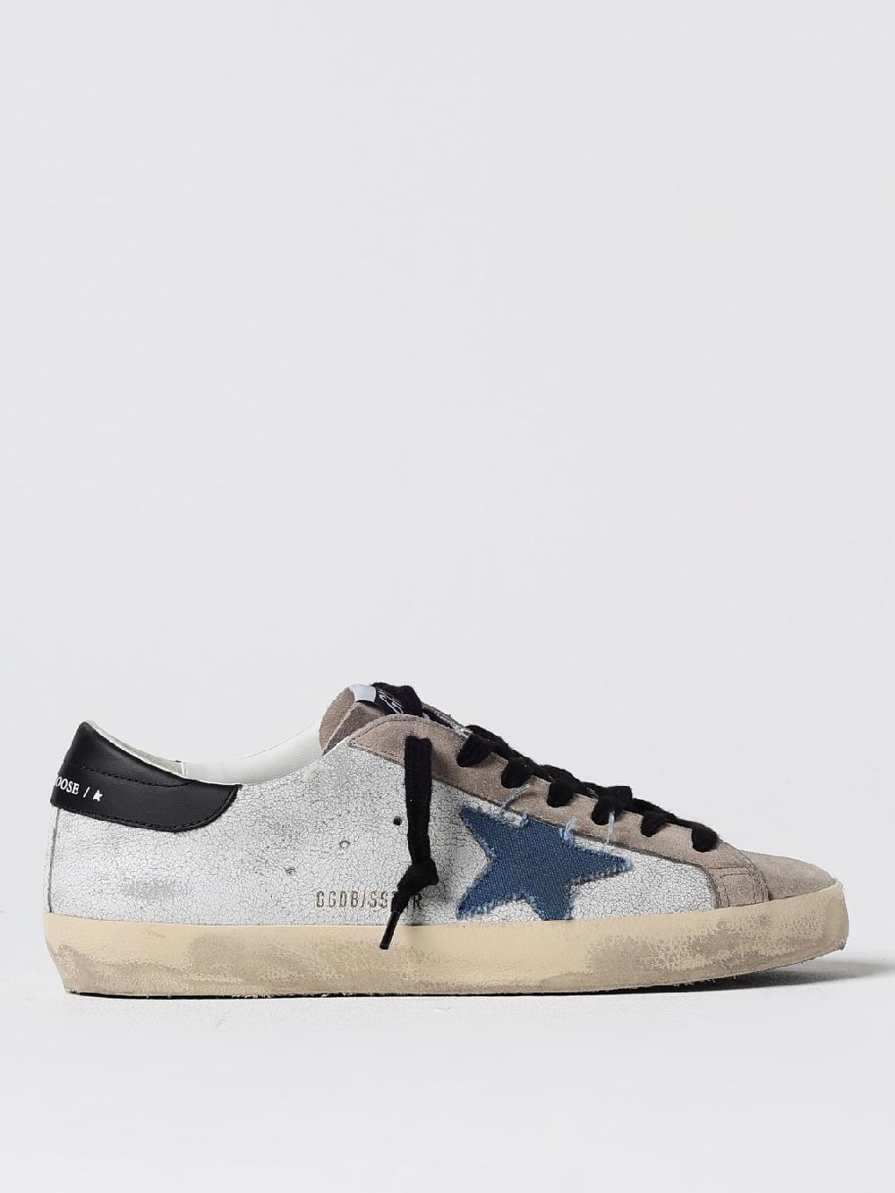 Giglio Sneakers Super-Star Golden Goose in pelle cracklè e camoscio used Shopping online
