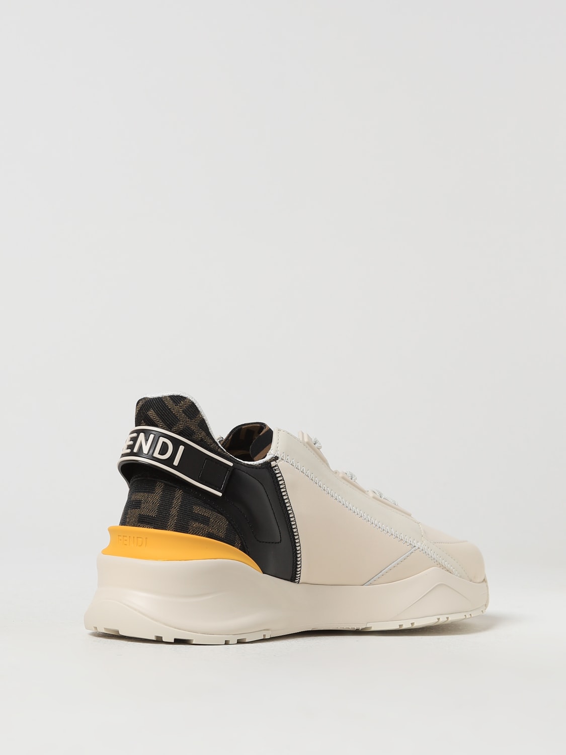 Giglio Sneakers Flow Fendi in pelle e tessuto con FF jacquard Offerta migliore