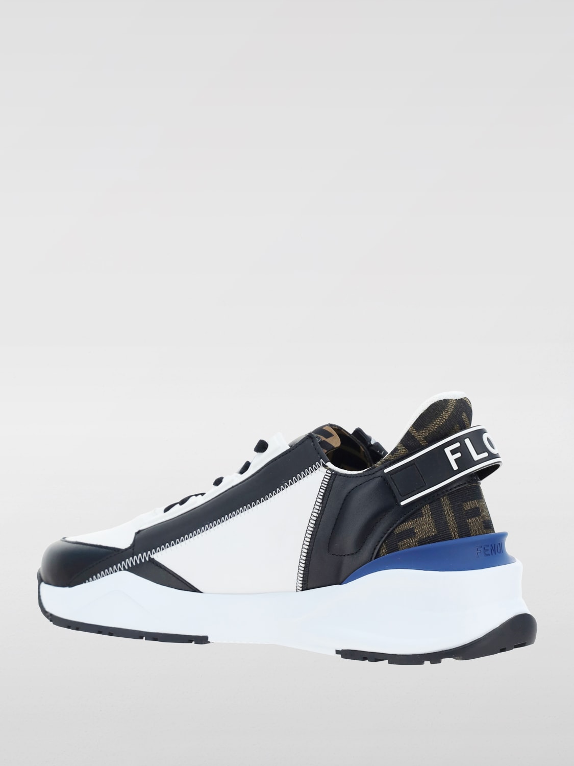 Giglio Sneakers Flow Fendi in pelle e tessuto jacquard Lightning offer
