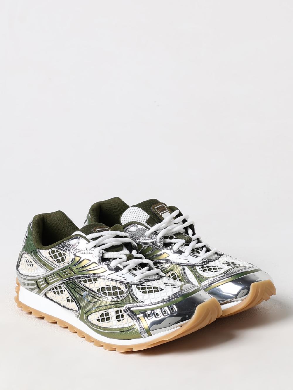 Giglio Sneakers Orbit Bottega Veneta in mesh e pelle sintetica laminata Grandi sconti