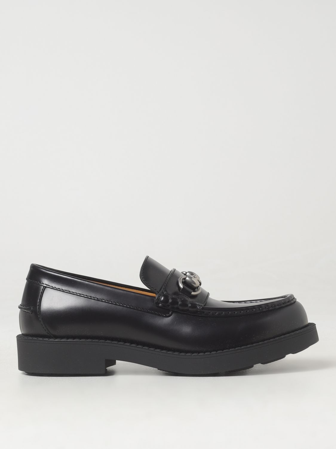 Giglio Mocassino Horsebit Gucci in pelle spazzolata Nuovi prodotti