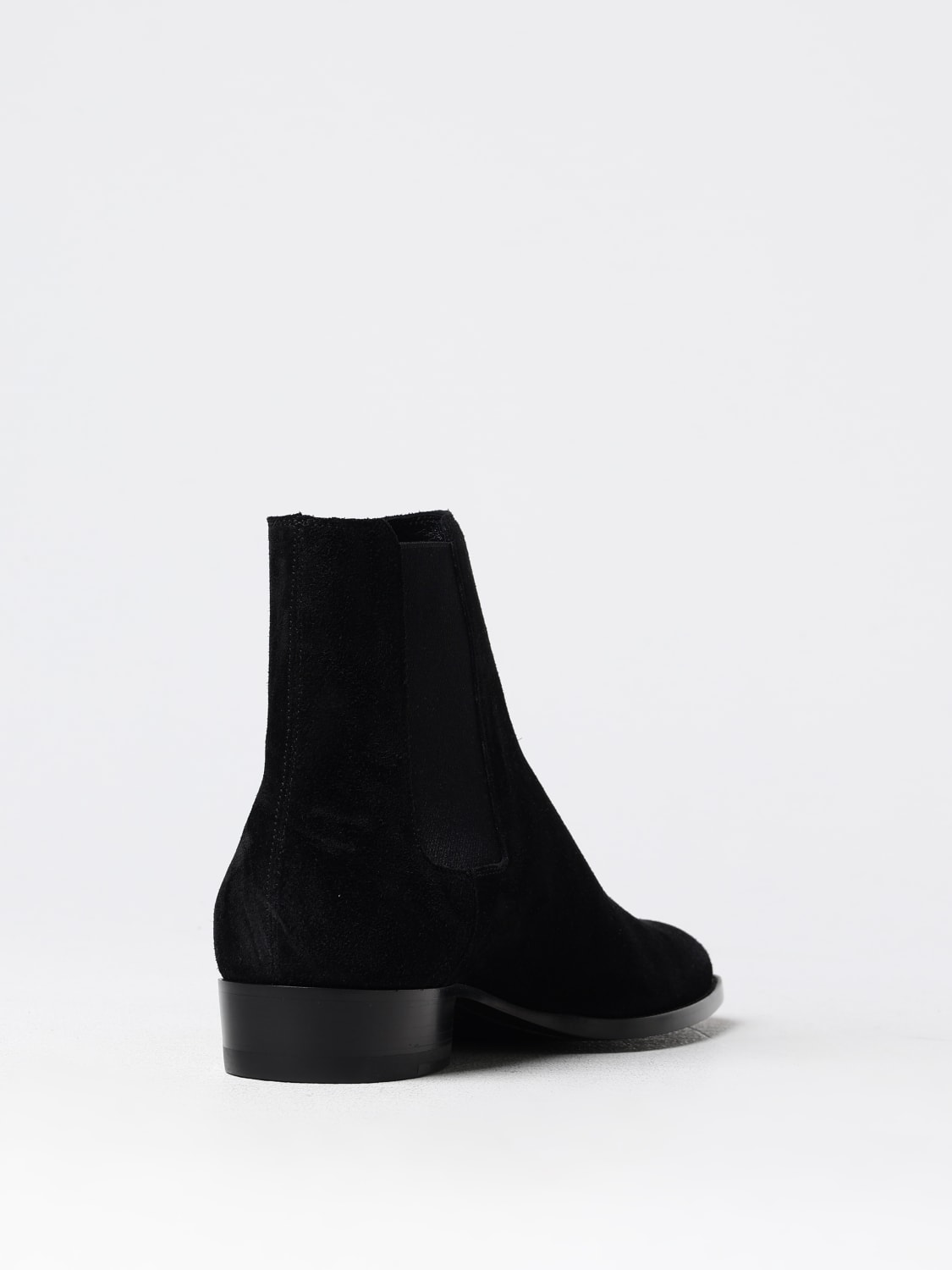 Giglio Stivaletto Wyatt Saint Laurent in camoscio Liquidazione