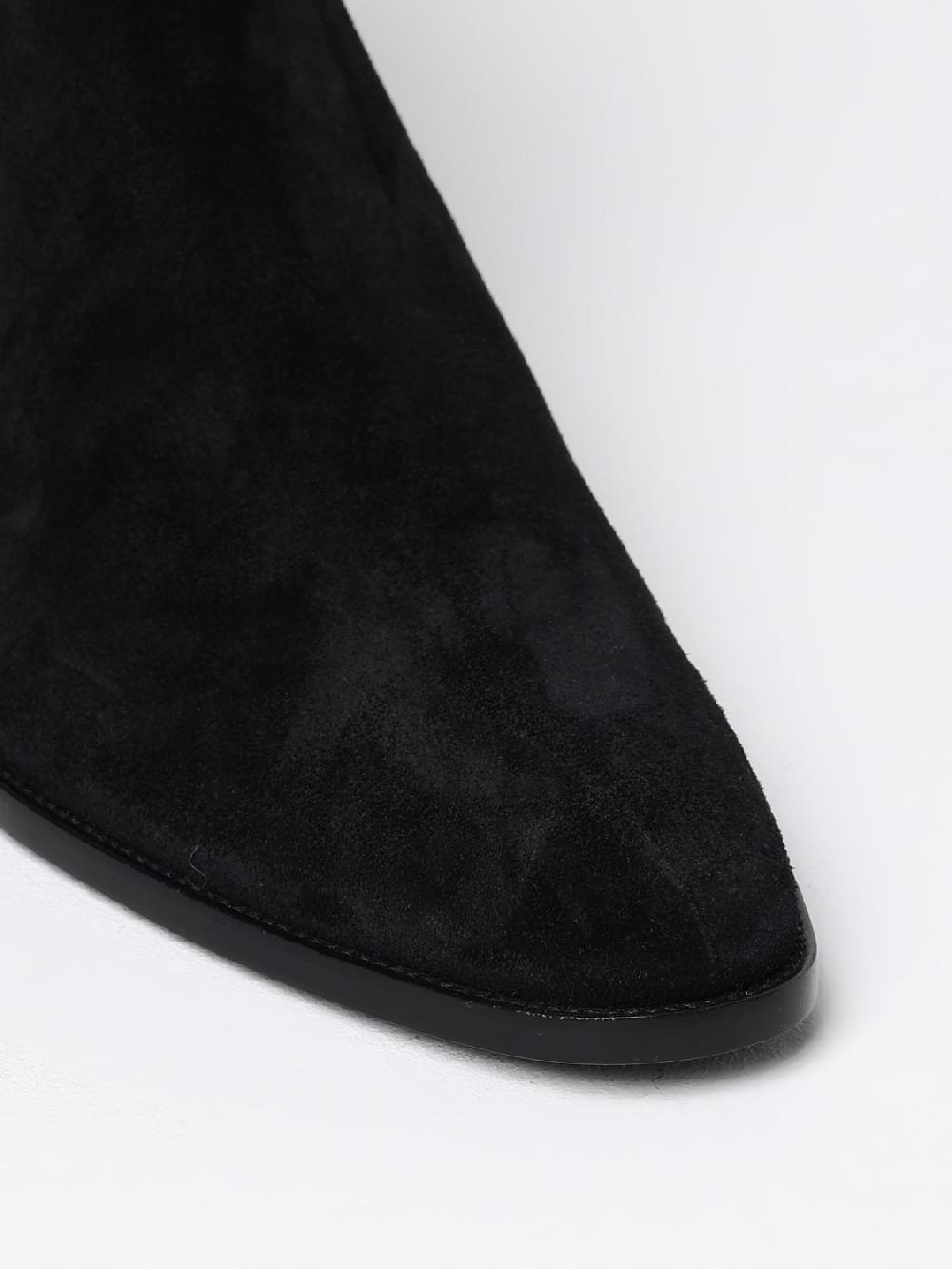 Giglio Stivaletto Wyatt Saint Laurent in camoscio Liquidazione