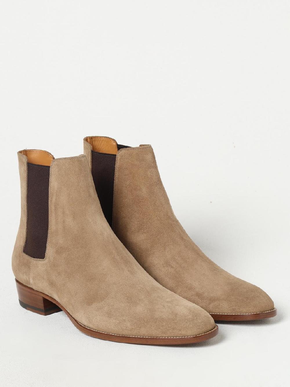 Giglio Stivaletto Wyatt Saint Laurent in camoscio Comprane uno, ottenene uno gratis