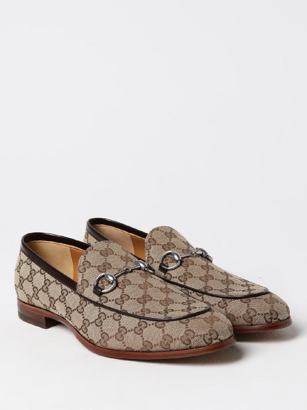 Giglio Mocassino Gucci in tessuto GG Supreme Offerta settimanale