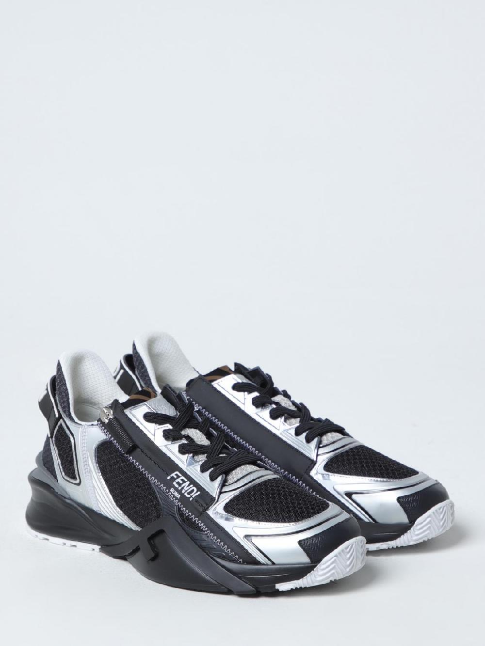 Giglio Sneakers Flow Fendi in mesh e pelle Ritorno libero